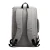 Import Polyester computer bag Waterproof reflective traveling bag USB rechargeable backpack from China