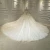 Import polyester lace fabric floor length chapel train white net v-neck sleeveless off-shoulder champagne bridal wedding dress from China
