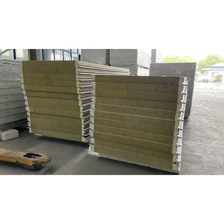 Polyurethane Sealing With Rook Wall Panels Sandwich External Panel For Heat Insulation