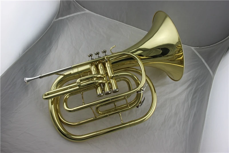 Popular grade gold lacquer Marching French horn Tone Bb