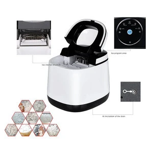 Buy Portable Commerical Small Ice Cube Maker Machine With Water Dispenser/ice  Maker With Water Cooler from Shenzhen Iceplus Smart Furniture Co., Ltd.,  China