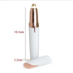portable electric hair remover women painless eyebrow trimmer