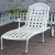 Import Portable Foldable Sunbed Sun Lounger with cushion and Wheels Outdoor Chaise Lounge bench  Chair Grden Funiture from China