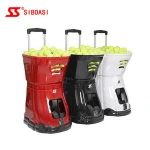 Portable Remote control tennis ball throwing tennis pitching machine from dongguan china