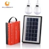 portable small mini rechargeable solar power USB charger FM radio home lighting portable small solar panel systems