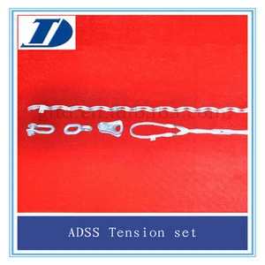 Power Cable Accessories High Strength Aluminum Clad Steel ADSS Tension Set