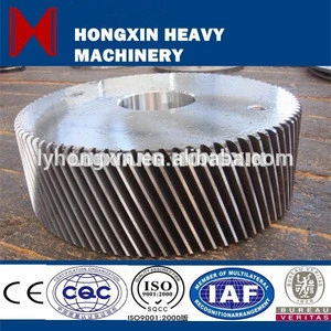 precision steel casting cement mixer inner ring gear
