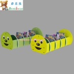 Preschool Wooden Furniture Moveable Bookrack For Kids