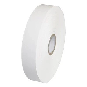 Printable garment care washable label, width 20mm-60mm White Fabric Garment Label Nylon Taffeta Printed Care Labels Roll