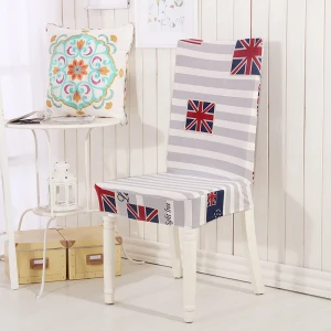 printing stretch slipcover dining chair cover
