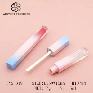 Private label empety lipgloss tubes high quality liquid lipstick container