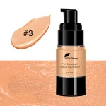 private label long lasting full coverage blemish free bronzer makeup natural tan liquid foundation for dark skin