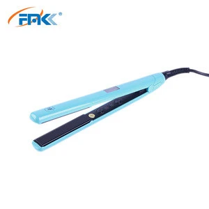 Private label super ions 1.25 inch hair styling tool nano titanium frizz free  LCD  flat iron hair straightener