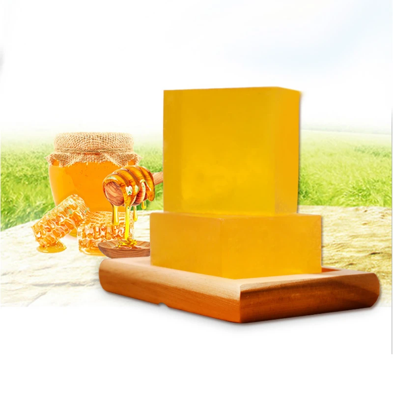 privated label vegetabled natural  moisturizing and cleaning honey handmade soap