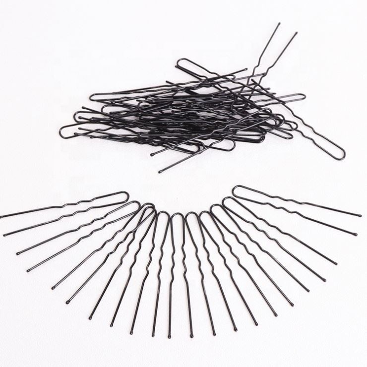 Professional hair updo black accessories u shaped pins hair clips