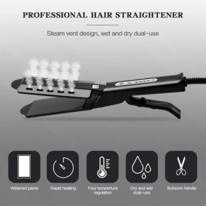 Professional Steam Hair Straightener Price Wholesale Best Flat Iron Hair Straightener Titanium Flat Iron