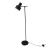 Import Projector hotel style simple black powder coated metal adjustable floor light from China