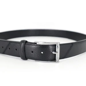 Promotional Cheap Custom Design Genuine Leather Belt with Pin Buckles