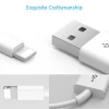 Pvc For Iphone Cable Charger High Quality Usb Data Line 2.1a Fast Charging Usb Cable For Apple Charging Chord For Iphone Charger