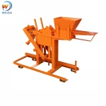 QMR2-40 Small Hand brick clay maker machine/Operated Press interlocking lego block Brick Making Machine price in Africa