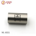 Quality Brass Hollowed End Cord With Customized Logo,Metal End Stopper For Leather Rope
