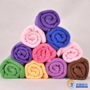 Quick drying Nano superfine 85%polyester and 15%polyamide microfiber terry towel stock supply