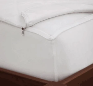 Quilted mattress cover with zipper customized quilted mattress cover zipper