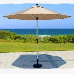Rain Resistant Garden Folding Umbrella,Patio Umbrella Custom With Water Base
