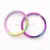 Import Rainbow Metal Split Key Rings Keyring Loop Hoop Ring from China