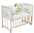 Import Real Wood Crib Environmental Protection Wave Children Bed Variable Bed Desk Baby Cradle Crib from China