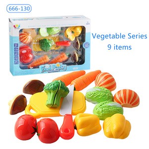 Realistic Kitchen Cooking Pretend Play Food Toy Sets