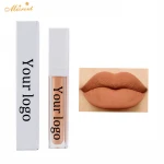 Rectangle clear tube matte colors full coverage dumb smooth lipgloss, high pigments make your own lip gloss