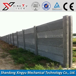 Reinforced cement fence molds boundary wall making machine for sale