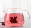 RELEA Wholesale heat-resistant pyrex glass tea pot and kettle set 600ML Stocked