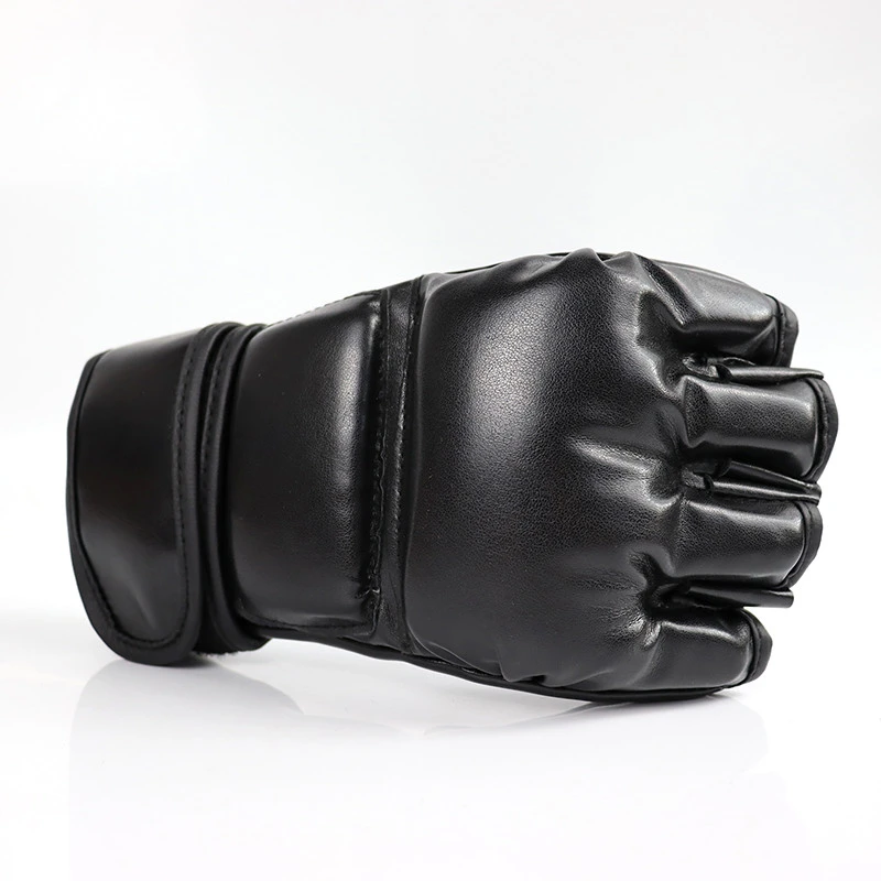 Reliable And Good Leather Boxing Gloves Mesh Mini Customize Half Finger Boxing Glove