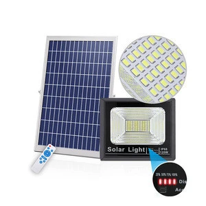 Remote led flood light solar cell 20W 40W 60W 120W 200W