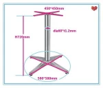restaurant furniture table leg inserts design