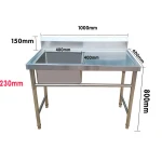 Restaurant Kitchen Equipment High quality double bowl kitchen sink bowl with drainboard