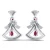 Import REYES New Creative Heavy Garnet Gold Jewelry Exquisite 14K Gold Diamond Drop Earring Pear Cut 0.76 Carat Garnet Gemstone Jewelry from China