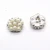 Import Rhinestone Faux Pearl Flower Embellishments Button Flatback 22mm, Rhinestone Pearl Button for Bridal Dress from China
