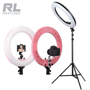 RL 3200K-5600K color temperature 48W dimmable 18" LED Photographic circle ring light