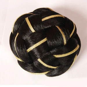 roller hair bun ring  synthetic hair  wholesale hair attachment Chignon