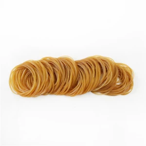 Round 40 yellow children&#x27;s toy slingshot rubber bands children hair tie accessories rubber products wholesale