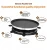 Import Round Shape Raclette Grill Smokeless Indoor BBQ Korean Style  Electric Grill Non-Stick Griddle from China