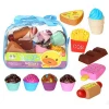 Rubber Food Kitchen Toys Bath Toys For Kids Baby Swimming Floating Bath Toy Play Set