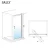 SALLY Wholesale 6mm Clear Tempered Glass Aluminum Frame Bath Room Pivot Hinge Shower Door