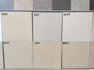 Salt And Pepper series Bathroom Floor Tiles White Tile Kitchen Non-Slip Floor Tiles Size 300x300 OSH406