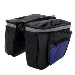 Sample Free Cheap Foldable Low freight Motorcycle Black Universal Hard Rear Rack Saddle Bag Double Pannier Saddlebags