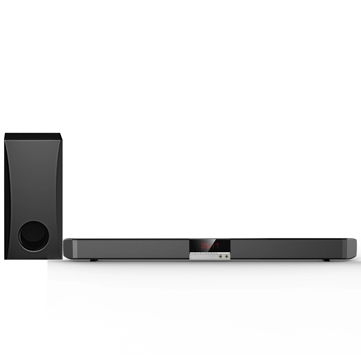 samtronic  2.1 channels wireless soundbar with subwoofer karaoke system blue tooth TV sound bar speakers with microphone karaoke