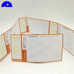 Security coupon tickets/UV paper ticket,international airline ticket